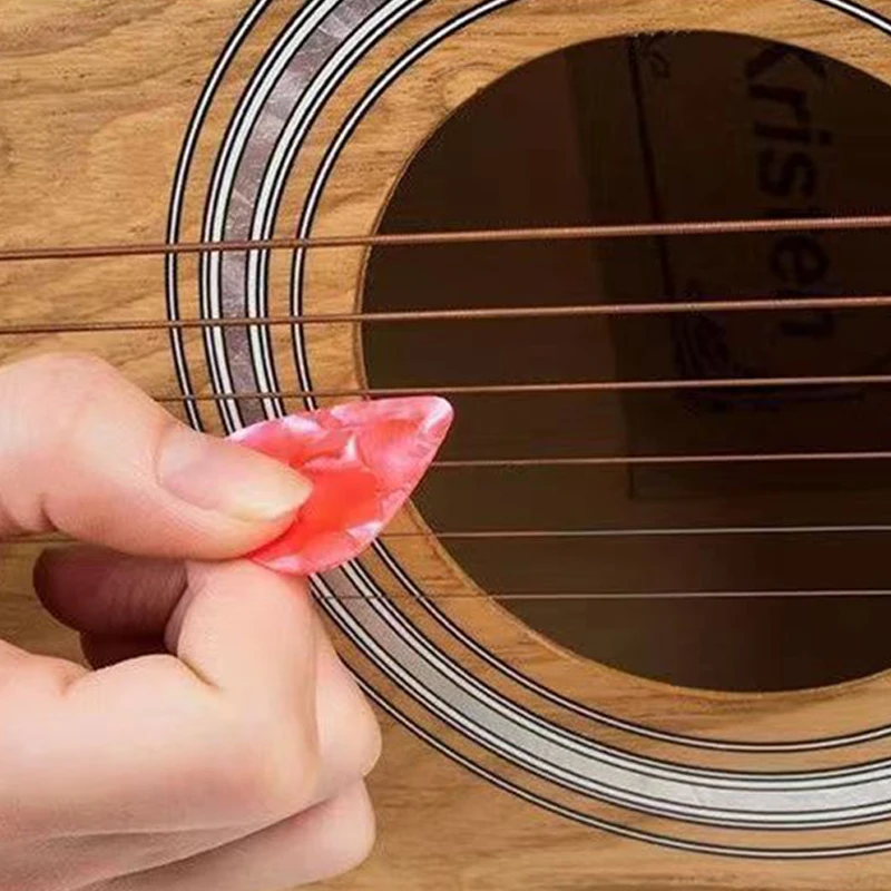 Large-Capacity Portable Guitar Pick Organizer with 5 Slots