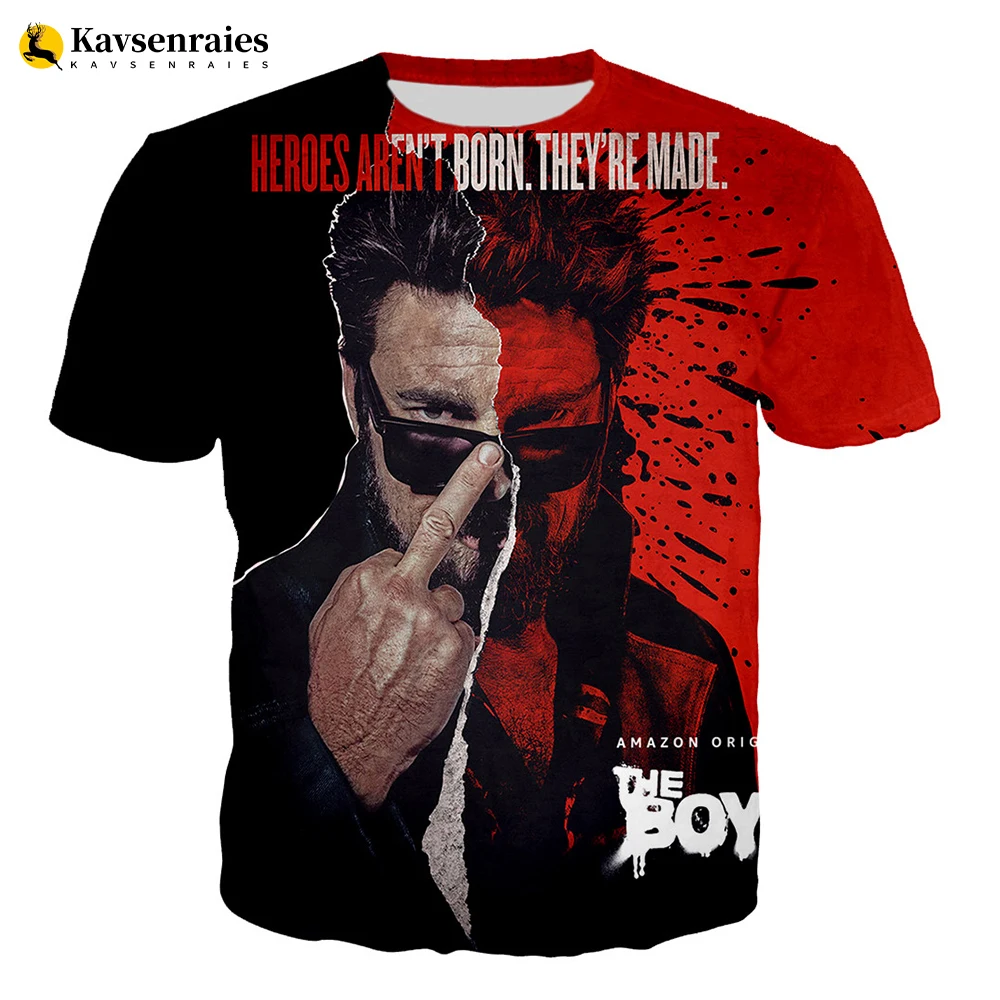 Streetwear Tops | Shirt | T-shirt - 2023 New Fashion Boys 3d
