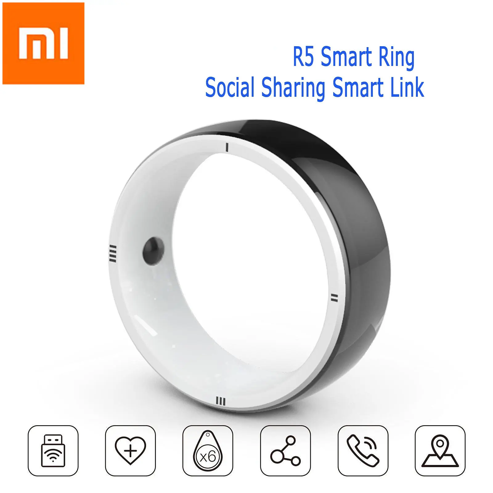Xiaomi Mijia R5 Smart Ring for GPS,ID,IC,NFC IOS Android WP Mobile