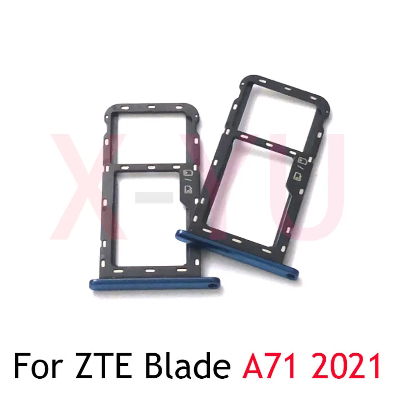 

For ZTE Blade A51 2021 / A71 2021 / A7 2019 / A7 2020 SIM Card Tray Holder Slot Adapter Replacement Repair Parts