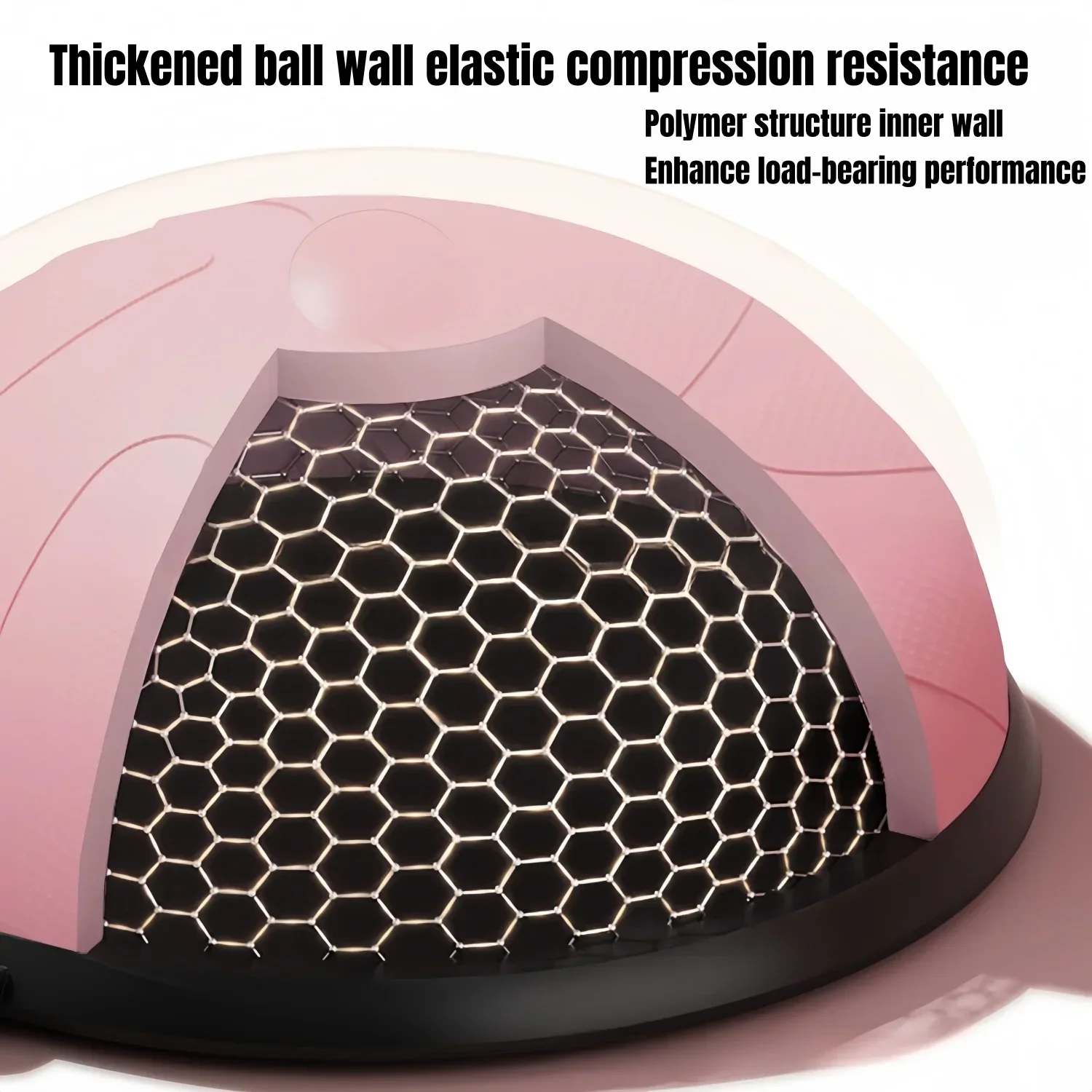 Wave Ball 18.5/23 " Exercise Ball Trainer Yoga Trainer Balance Stability with Resistance Band