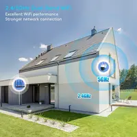 Ctronics réel 4K caméra de Surveillance extérieure 5Ghz Wifi 8MP 3840x2160P couleur Vision nocturne caméra IP de sécurité 360 suivi automatique 6