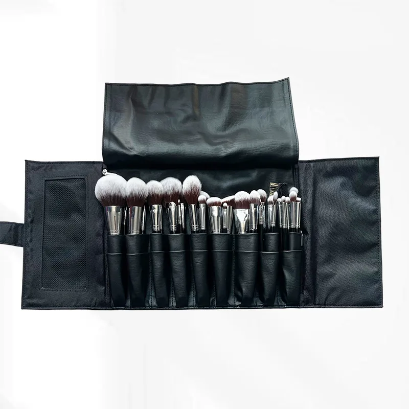 30pcs 메이크업 브러쉬 키트 하이 엔드 아이 섀도우 아이 라이너 파우더 블러..