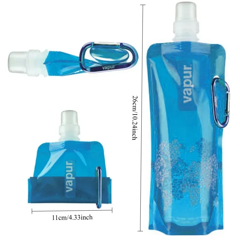 500ml Portable Ultralight Collapsible Water Bottle 6