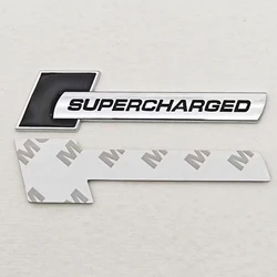 Universal Car Sport Emblem Badge Decals Stickers (Black Silver Black)