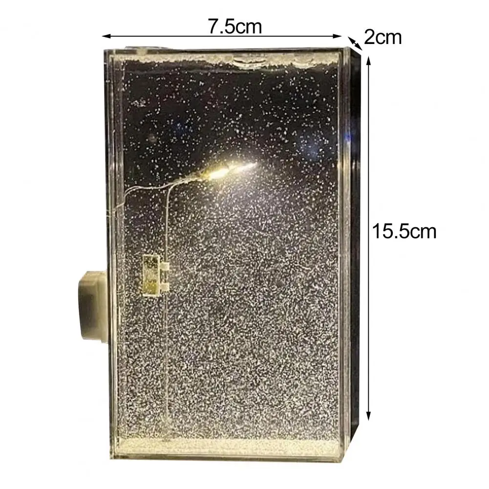 DIY Snow Scene Street Light Snowflake Lamp Kit Tabletop Self-Assembly Project DIY Snowy Scenery Night Light Gift for Friends