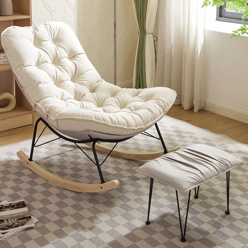 FULLLOVE Luxury Home Living Room Leisure Rocking Chair Modern