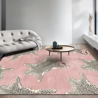 Carpet for Living Room Leopard Luxury Large Area Children Bedroom Rug Home Decoration Animal IG Cloakroom Corridor Mat ковер