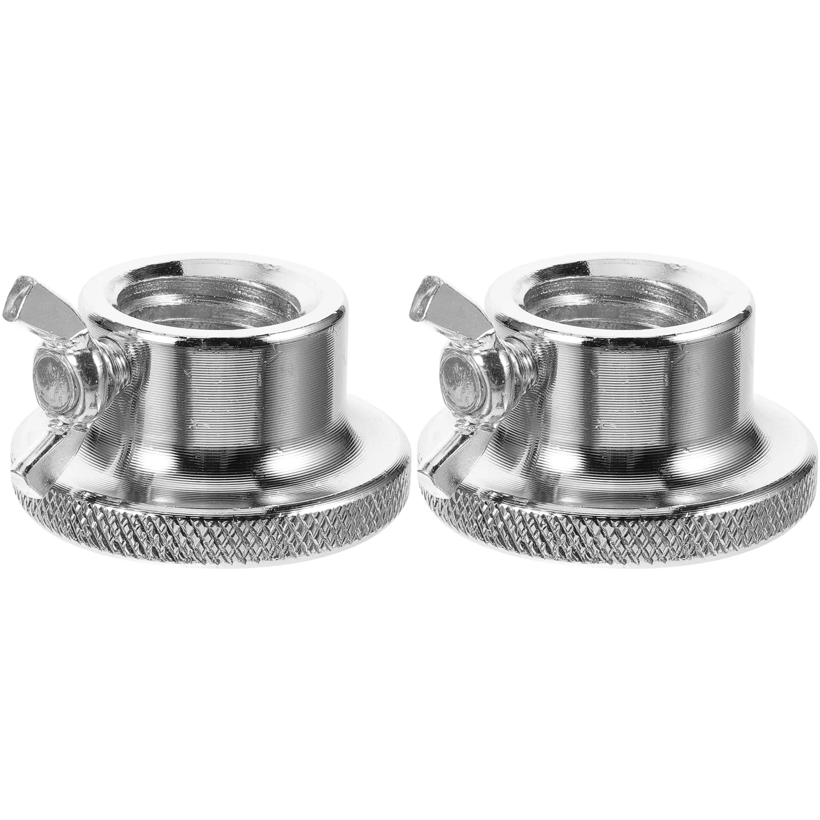 

2pcs Spinlock Collars Dumbbell Screw Clamps Dumbbell Bar Spinlock for Barbell Weight Lifting Silver