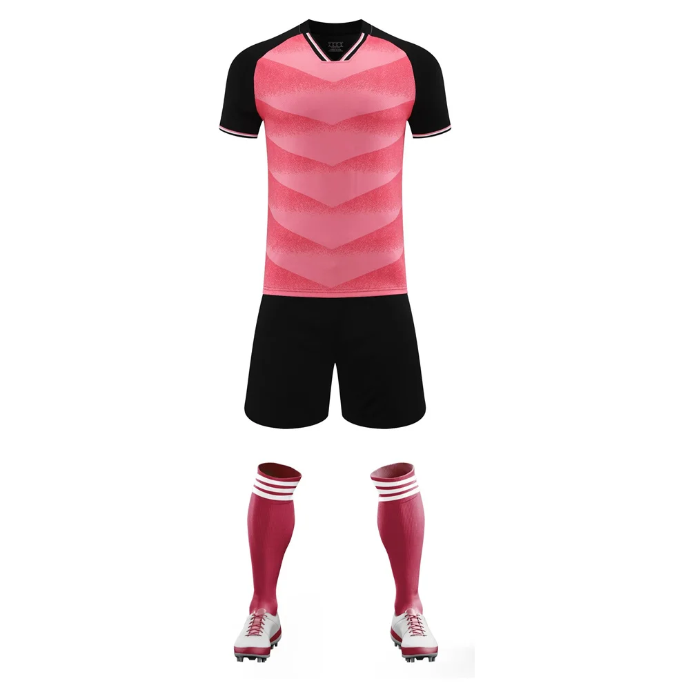 24/25 American children's clothing boy girl Fans shirt Training wear games Football Jersey sport Men Kids Kit Tops and shorts c