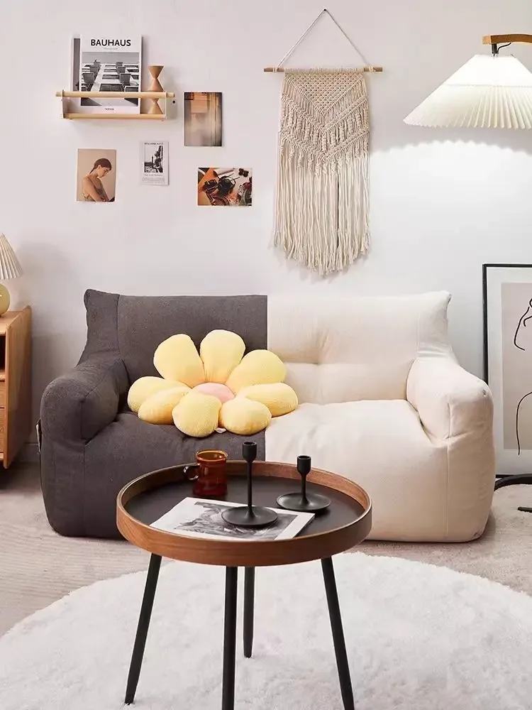 Gaint Bean Bag Sofa Bean Bag Lazy Sofa Beanbag Chairs for Adults with High Density Foam Filling Modern Accent Comfy Chairs