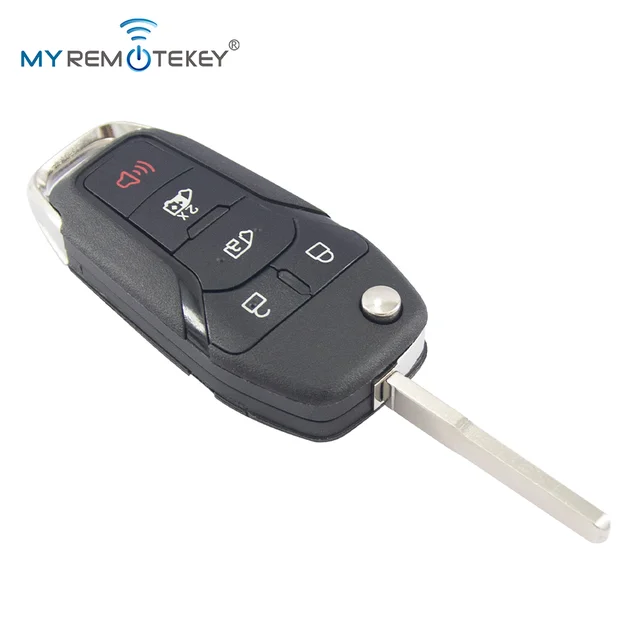 รีโมทกุญแจพับได้ MYREMOTEKEY รุ่น ID49 315/433/868/902MHz สำหรับรถยนต์ฟอร์ด F150 เรนเจอร์ ปี 2015 - 2018 เอสคอร์ท ฟิวชั่น ปี 2013-2016 4