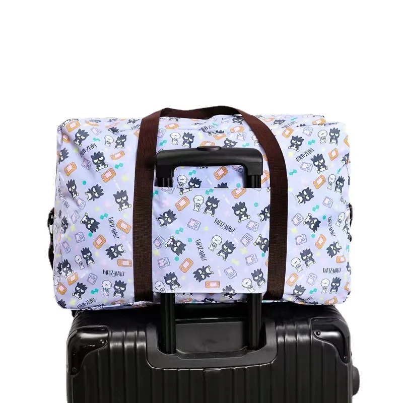 Snoopy cartoon handbag foldable large-capacity travel bag shoulder luggage bag can be inserted into the trolley case storage bag 2