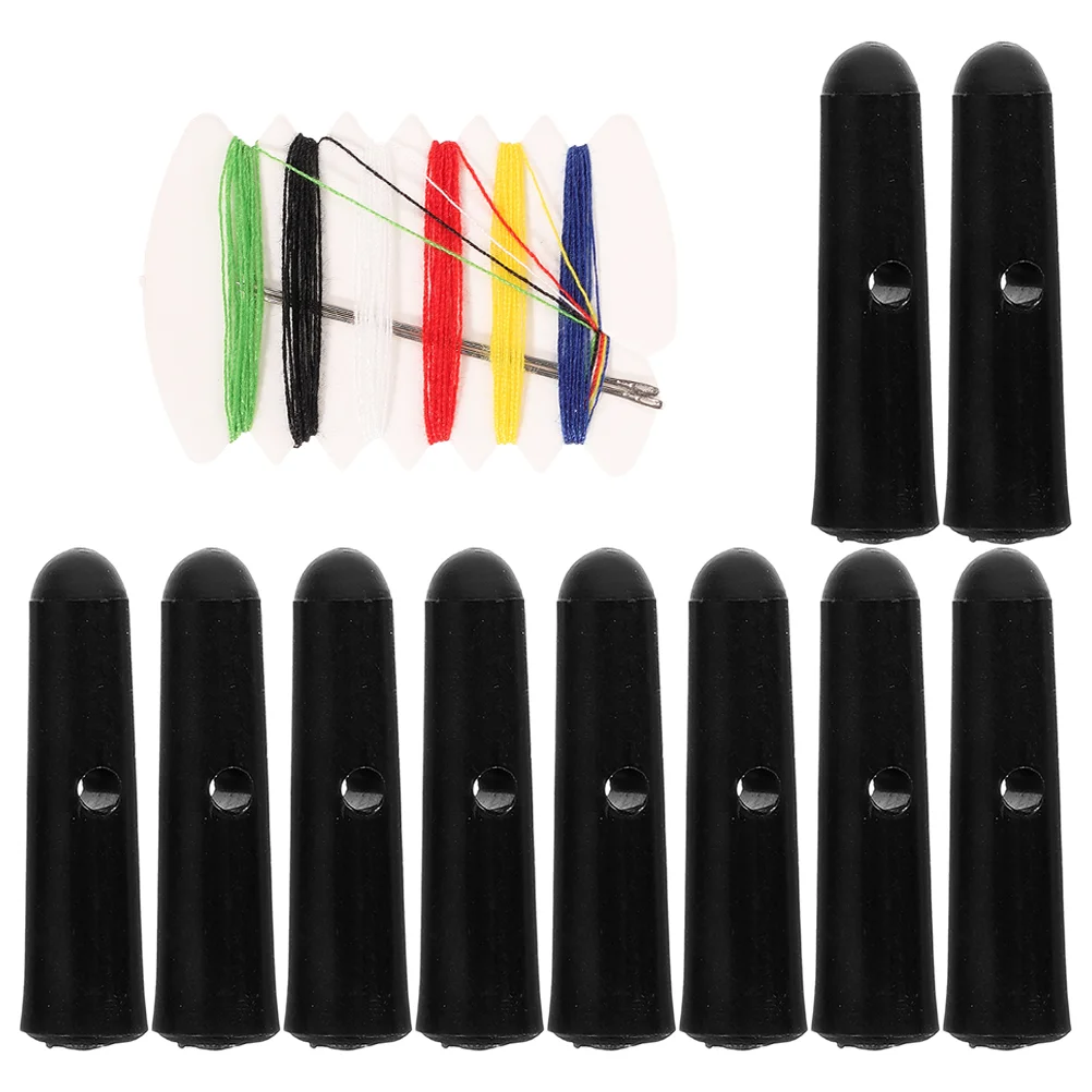 10 Pcs Umbrella Parts Components Replacement Beads Bone Covers for Sun Folding Rain Umbrella