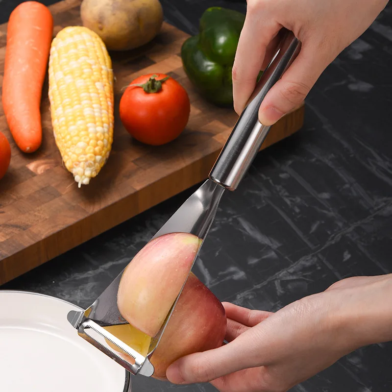 Stainless Steel Triangle Fruit Carving Knife Fruit Platter Artifact Scoop Vegetable Knife Non-slip Carving Blade Kitchen Tool kitchen gadgets