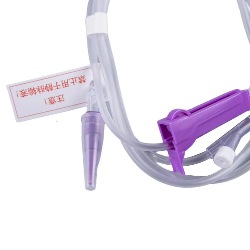1000ml Medical Plastic Feeding Bag Enteral Nutrition Supply Bag Nasal Feeding Nutrient Gravity Pump Transparent Tube