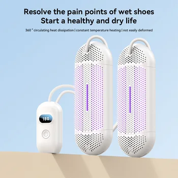 Shoe Dryer Household Multi-Functional Dehumidification UV Dryer Deodorization Rapid Drying, Foot Warming Suitable Portable Dryer 1