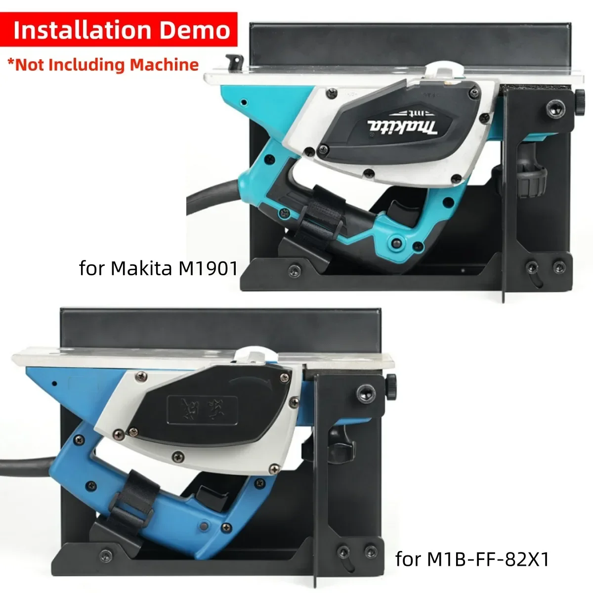 Heavy-Duty Inverted Planer Stand - Steel Bracket for Woodworking and Household Support