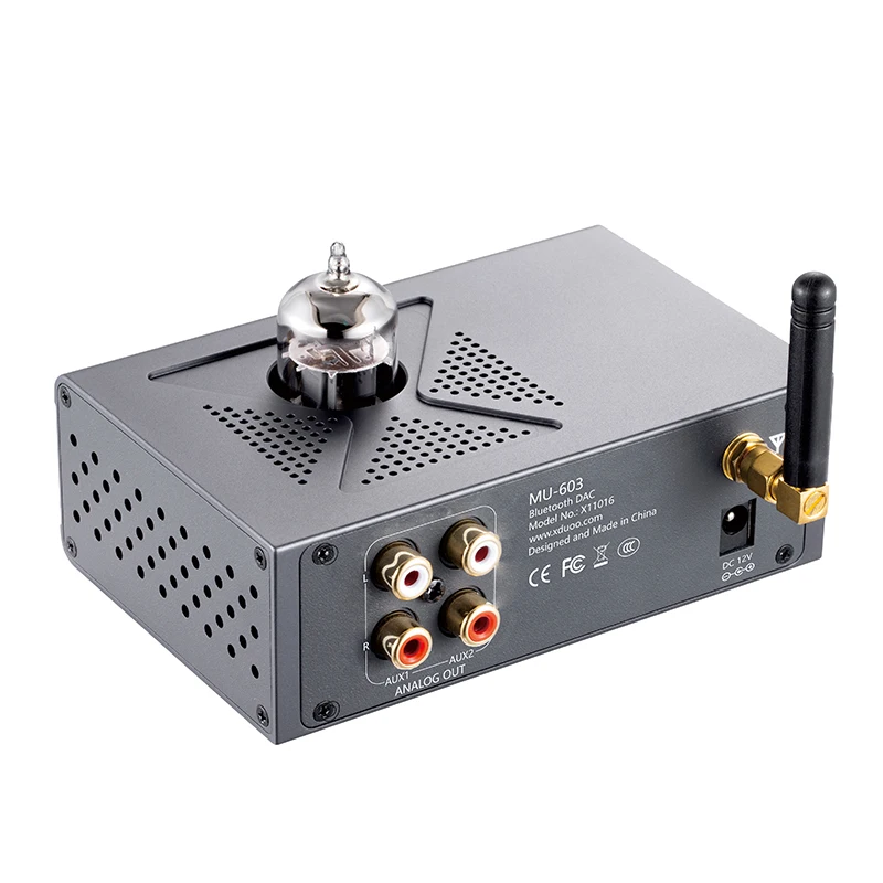 XDUOO MU-603 DAC Tube Preamplifier Bluetooth 5.1 Decoder Hi-Res MU603 Decoder Pre-amp