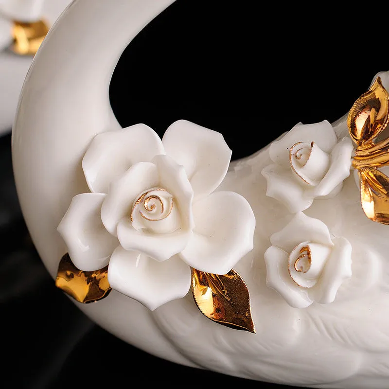 【Carrol Swan】Ceramic Object 球体 オブジェ Carrol Swan】Ceramic Object 球体 オブジェ Vintage Iridescent
