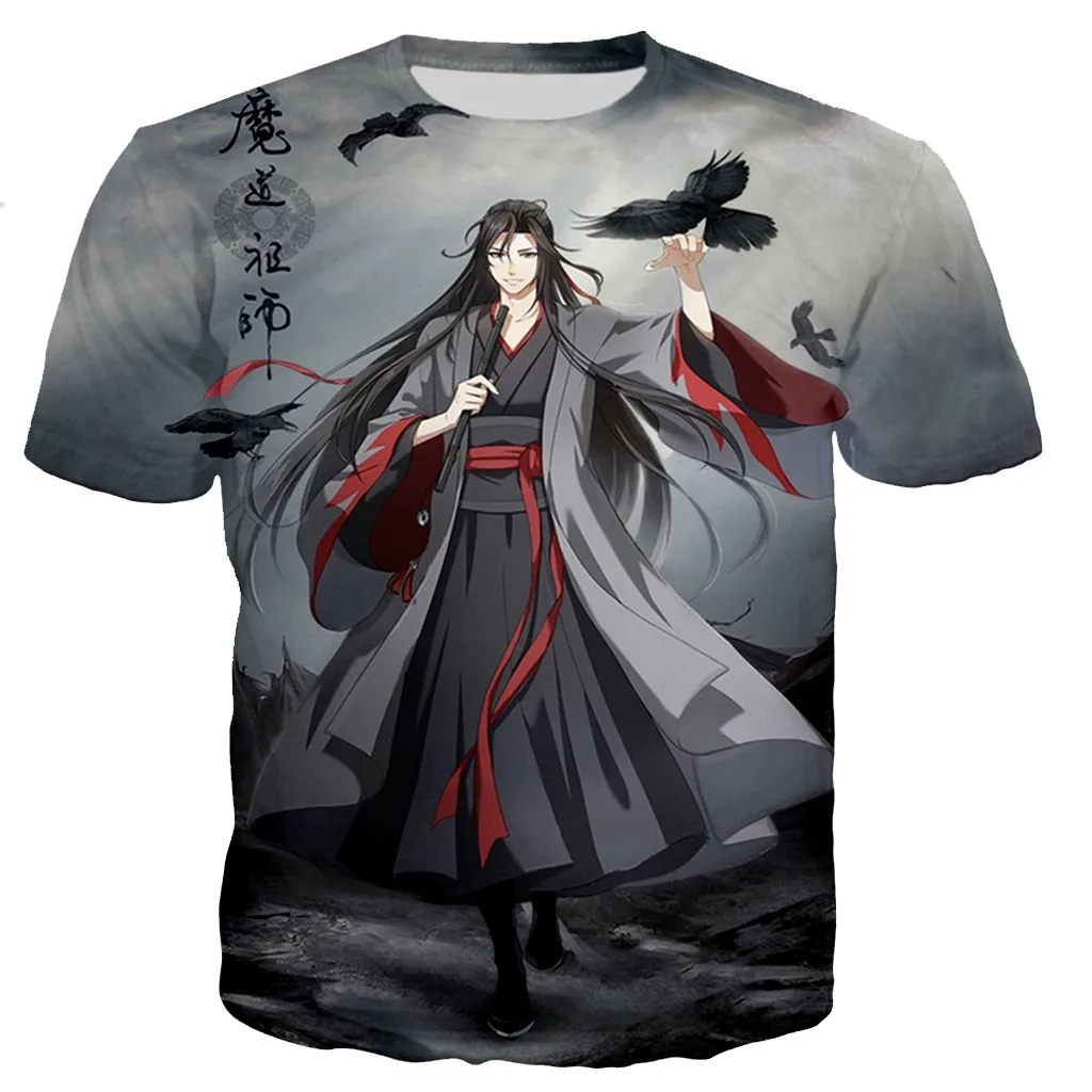 

2023 New Anime MO DAO ZU SHI 3D Printed T-shirt Men Women Anime Cartoon Casual Style Fashion Popular Streetwear Oversized Tops