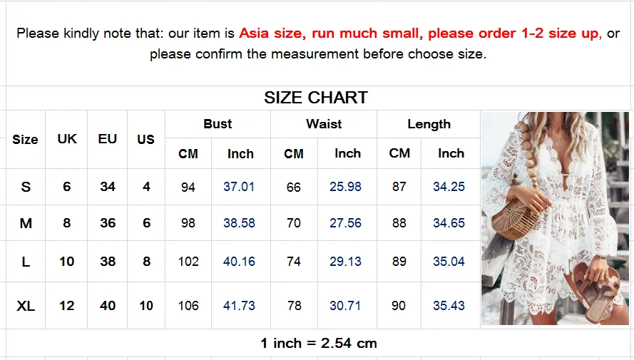 Swimsuit Cover Up Swimsuit Coverup Beach Suit Beach Dress Set Beach Evening Dress Women Dresses Women Boho V-Neck Lace Dress Bikini Mini Set Crochet Print Knit Beach Swimwear Cover Up Flared Ruffles Long Sleeve Sundress