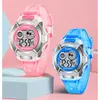 SYNOKE Student Electronic Watch Waterproof Sports Children Watch Glow Multi Function Digital Watch Seven Colors Light Gift 2