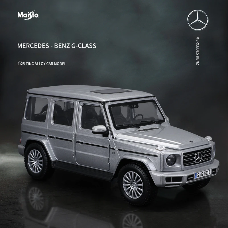 1:25 Mercedes Benz Big G Car Model Alloy Car Model Realistic Design Dazzling Cool Decoration Collection Boy Toy Festival Gifts