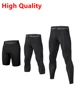 Sports Mens Compression Pants Tights Running Basketball Cool Dry Leggings Baselayer Tights Athletic Workout Active Shorts