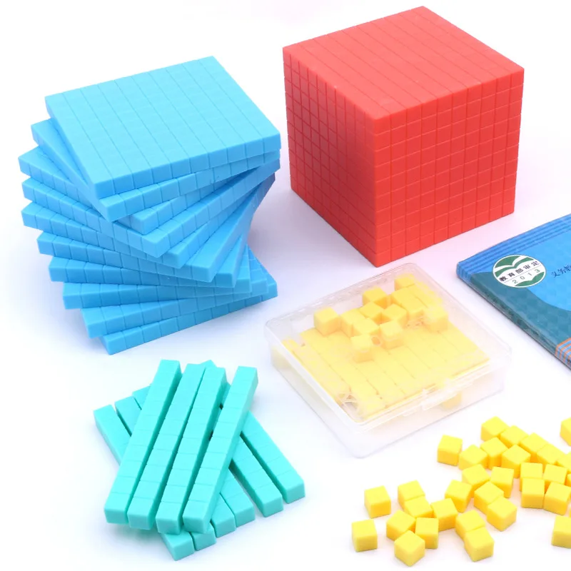 

Математические кубики с ящиком для хранения, детские игровые наборы, кубики с подсчетом, основание из десяти блоков, Детская демонстрационная обучающая счетная игрушка