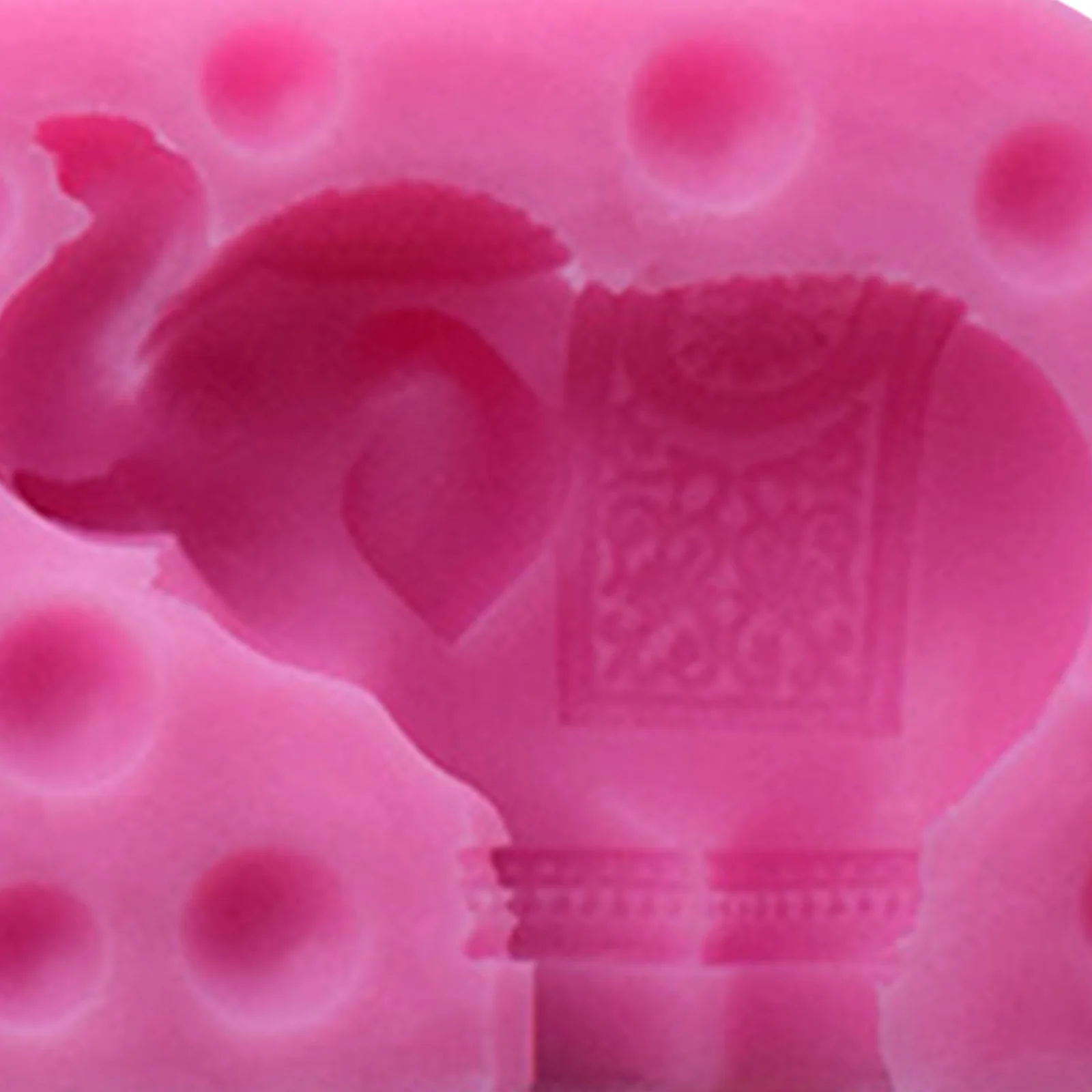 Elephant Silicone Mold Candle Mold Resin Casting 3D Animal for Candle Soap Fondant Chocolate Polymer Clay