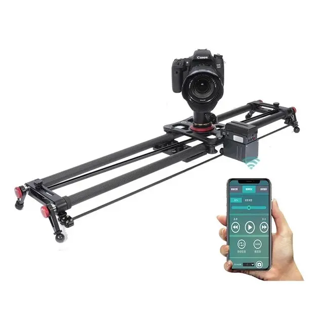 31.5 Inch 80CM Electric Camera Slider Track Dolly Rail APP Control Video Shot Follow Focus
