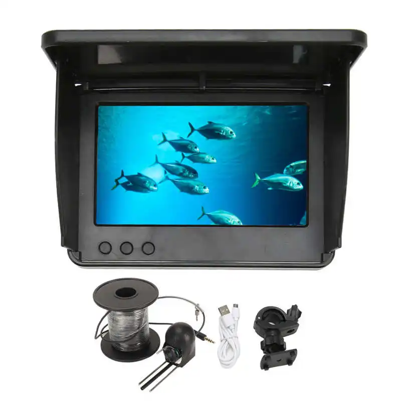 5.0インチLCDフィッシングカメラ,防水ip67,水中魚群探知機,海,湖
