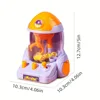 Space Rocket Crawler, Ball Pincer, Egg Twister, Claw Machine Table Game Fun Challenge Mini Arcade Game for Kids Christmas Gift 5