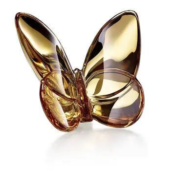 Multiple Color Crystal Butterfly Figurines Super Winkling Reflective Glass Butterfly Ornament Vivid Home Decor 1