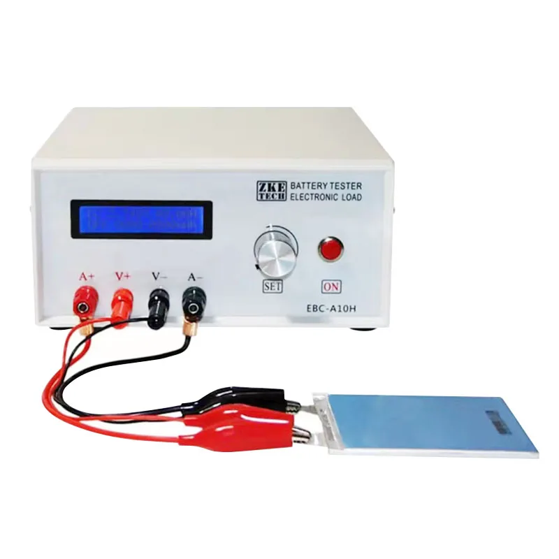 EBC-A10H 150W LCD 디스플레이 전자 배터리 테스터 리튬 이온 Lifepo4 테스트 클립 포함