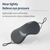 Sleeping Eye Mask Korean Style Ice Silk Warm And Cool Dual Use Adjustable Travel Sleep Shade Man Eyepatch Health Beauty Cute 5