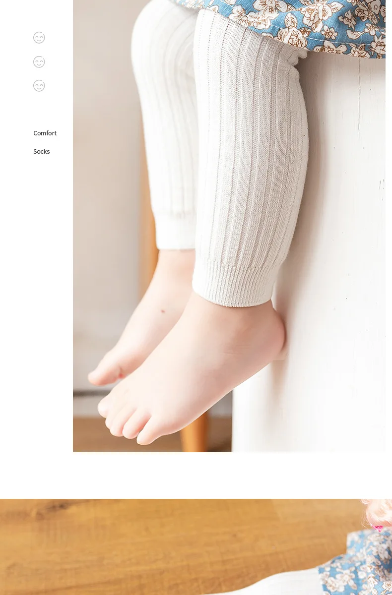 Spring Autumn Baby Pants Newborn Girls Leggings Soild Color Cotton Pants Kids Children Leggings 0-6 Years