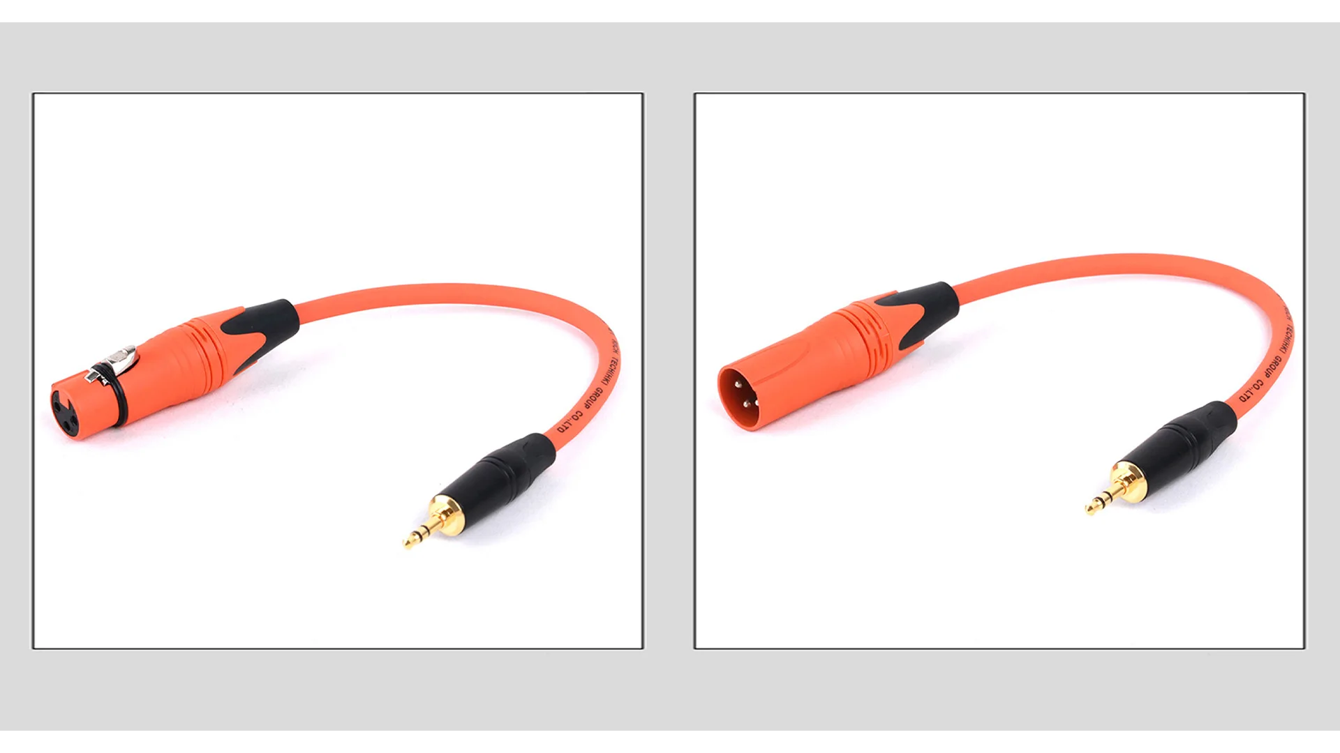 1 Stück 3,5mm(1/8) trs Stecker Buchse Audio Konverter Kopfhörer adapter an xlr 3-polige Buchse/Stecker für Mikrofone Gitarre usw. – Detail 3