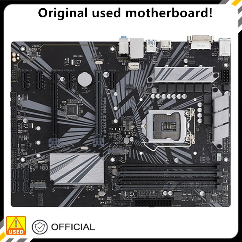 

Z370E For PRIME Z370-P II Original Used Desktop Intel Z2370 64GB DDR4 Motherboard LGA 1151 i7/i5/i3 USB3.0 SATA3