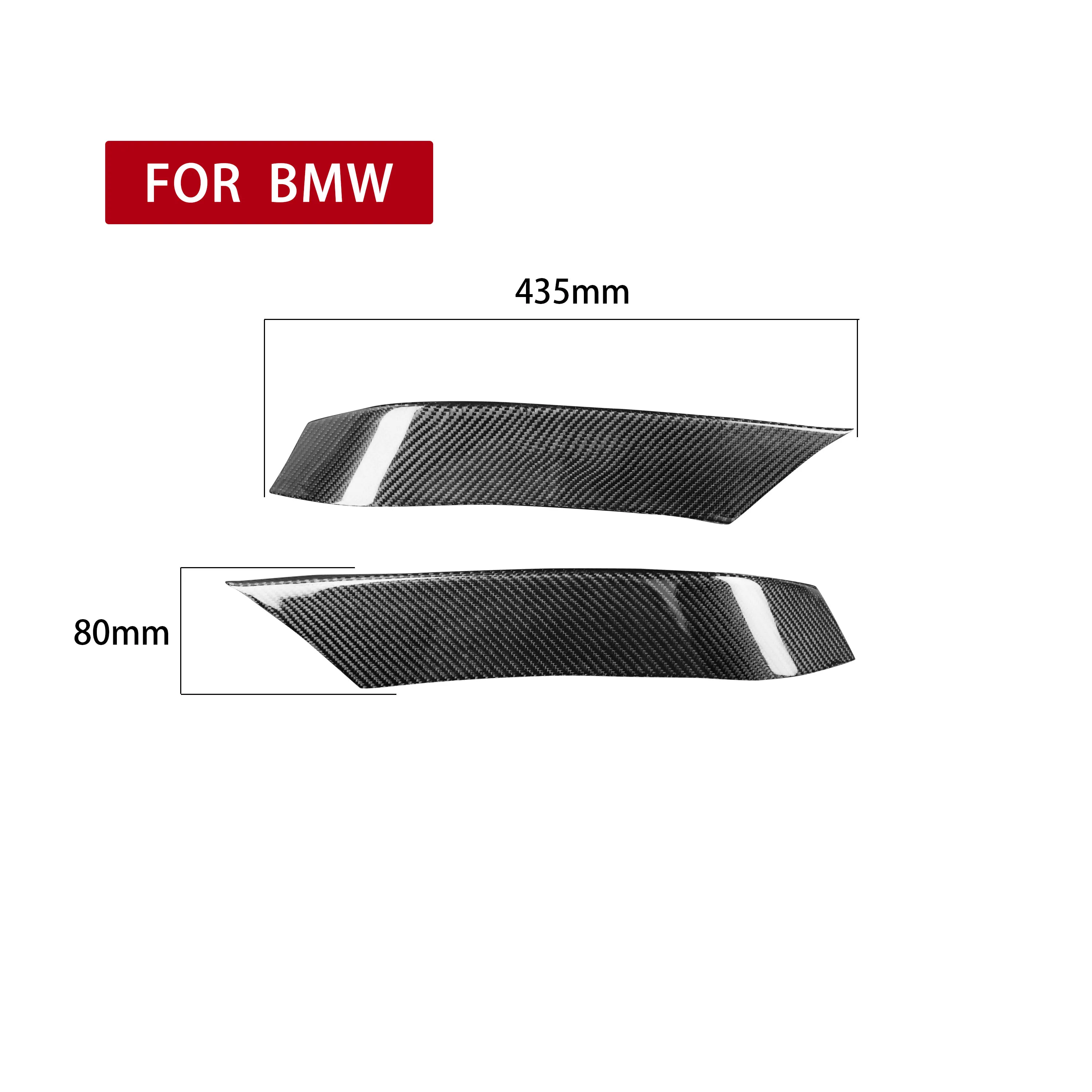 For BMW M3 F80 F82 F83 M4 2015 2016 2017 2018 Front Wrap Angle Carbon Fiber Cover Trim Car Auto Modification Accessories