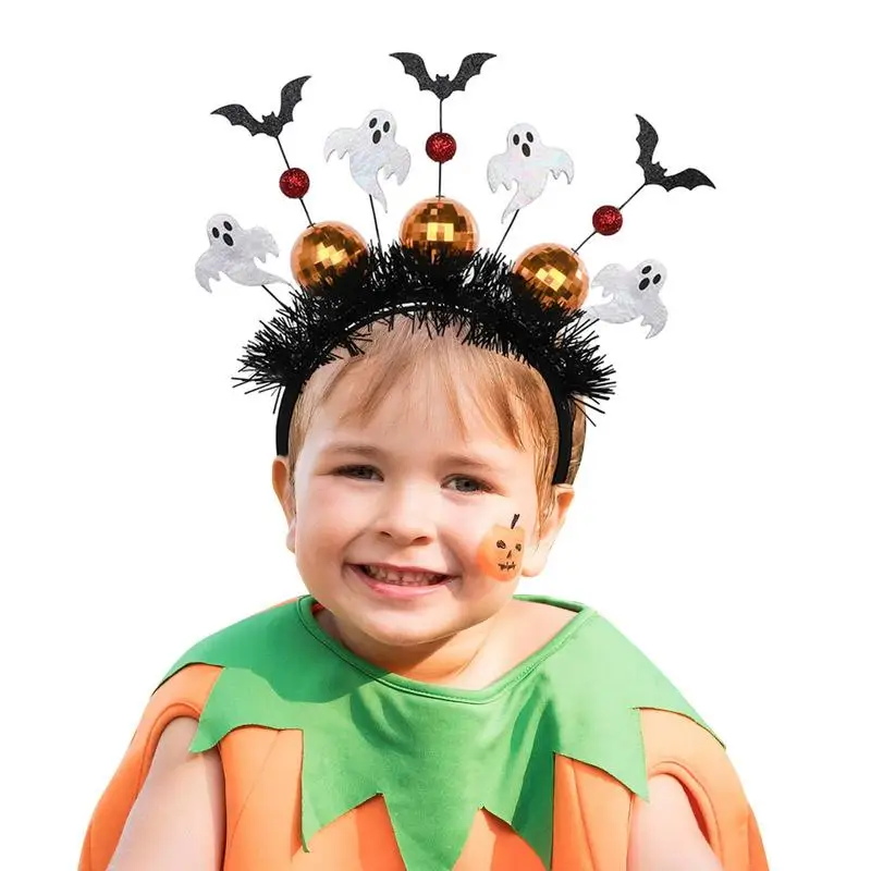 

Bat Hair Band Costume Headband With Balls Women Girls Hair Accessories Headdress Bat Hair Hoop For Halloween Party Cosplay Dress