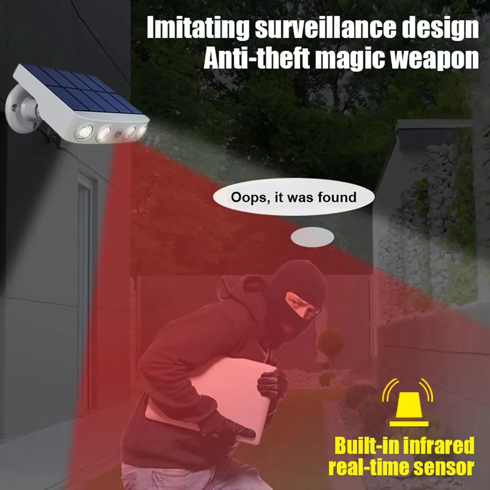 Outdoor Solar Lights Household Courtyard Lawn Garden Wall Light Lighting Human B