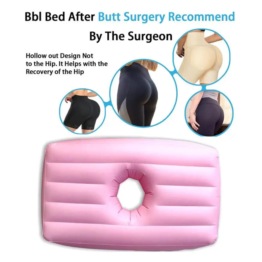 

BBL Inflatable Bed Air Mattress with Hole for Sleeping Protect Buttocks Brazilian Butt Lift Recover Waterproof for Post Surgery