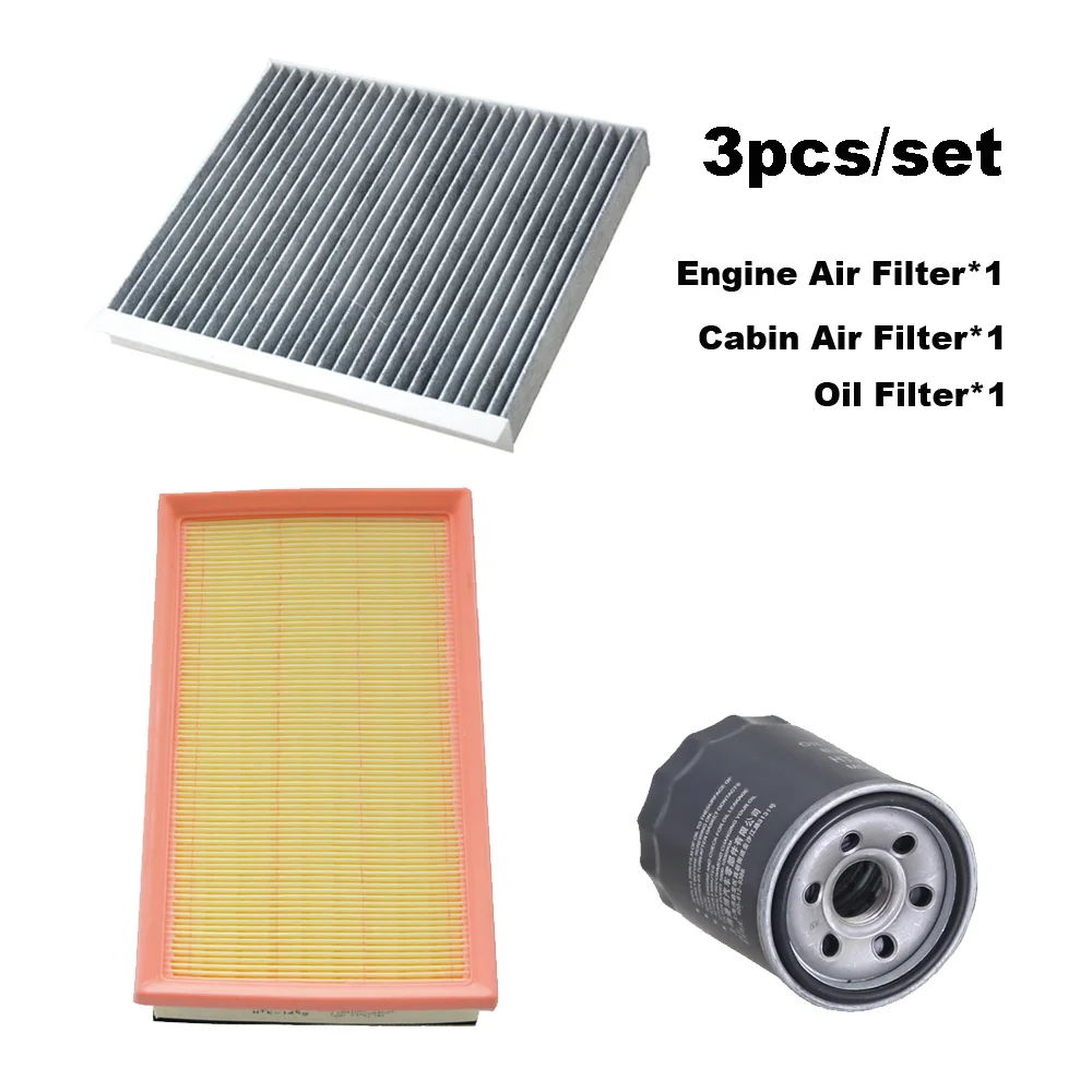 3 Pz/Set Filtro Olio Abitacolo Per Haval Jolion Chitu 1.5T 2020 2021 2022 2023 Great Wall Gw4G15K Accessori Motore Kit Di Servizio