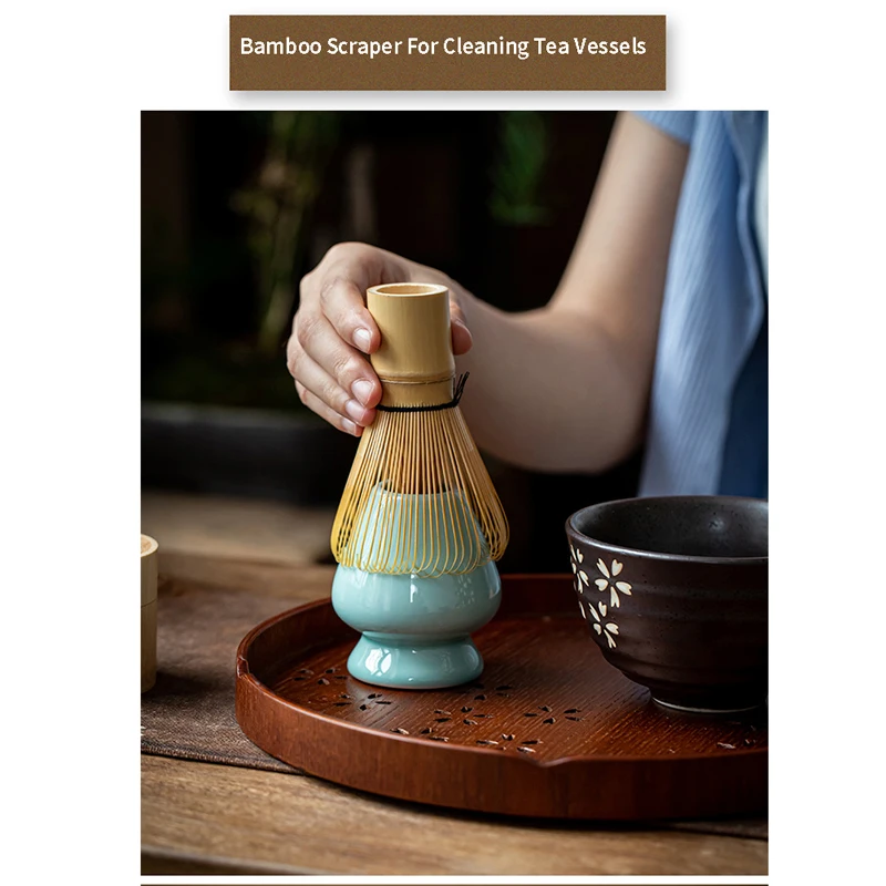 Premium Japanese Matcha Tea Set with Whisk and Spoon