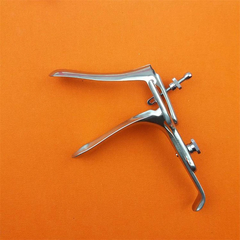 Stainless steel dilator double wing vaginal dilation cervix duckbill gynecological examination