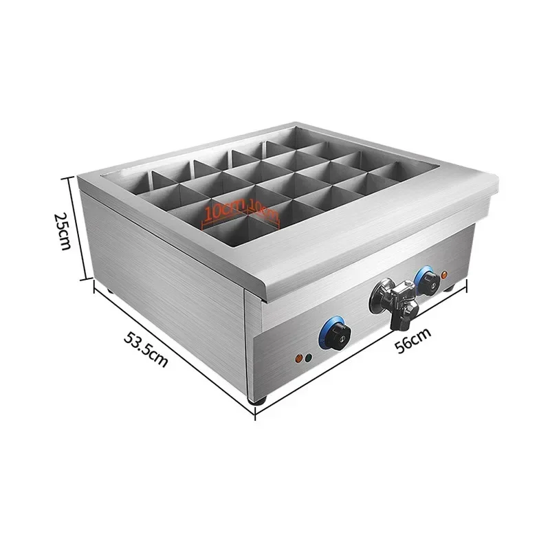 20 Grid Oden Cooker Commercial Electric Cooking Machine 4600w Donut Fryer