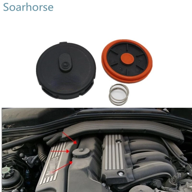 

Soarhorse N46 Engine PCV Valve Vacuum Control cover For BMW E60 E81 E88 E90 E91 E92 E93 X1 E84 Z4 E85