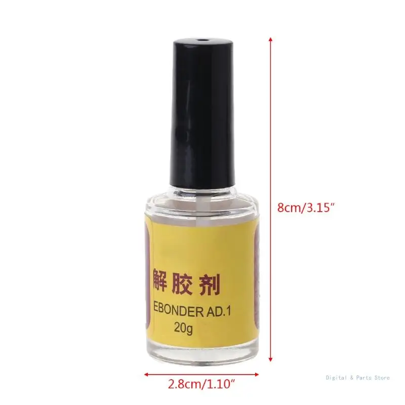 

M17F 20g Adhesive Superglue Remover Cleaner Debonder Bottle For UV Epoxy Resin
